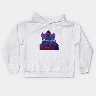 Tower of Terror Ride Design Kids Hoodie